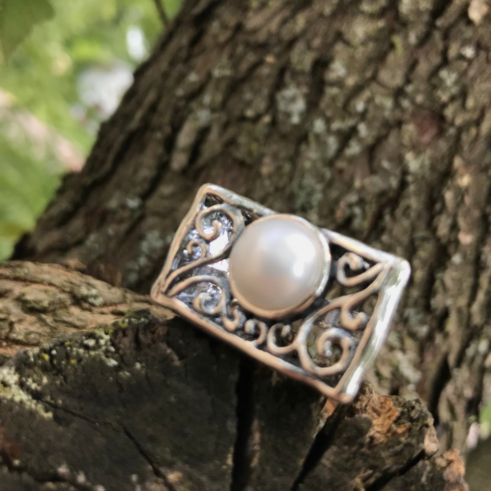 Shablool didae SSFreshwater Pearl Ring